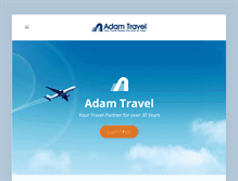 Tablet Screenshot of adamtravel.net